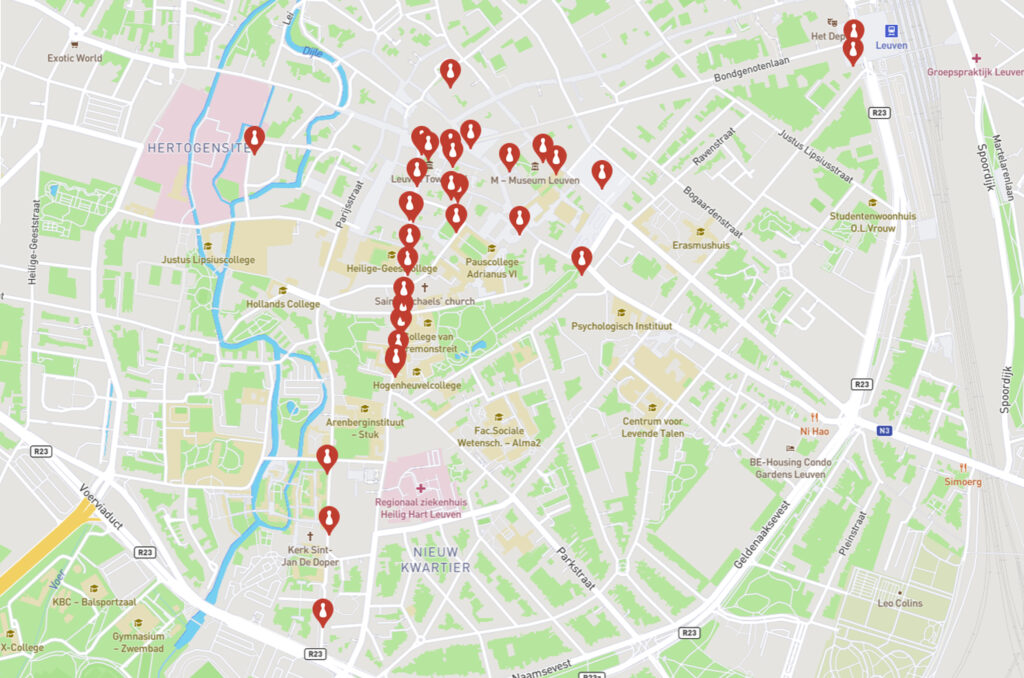 plattegrond Leuven