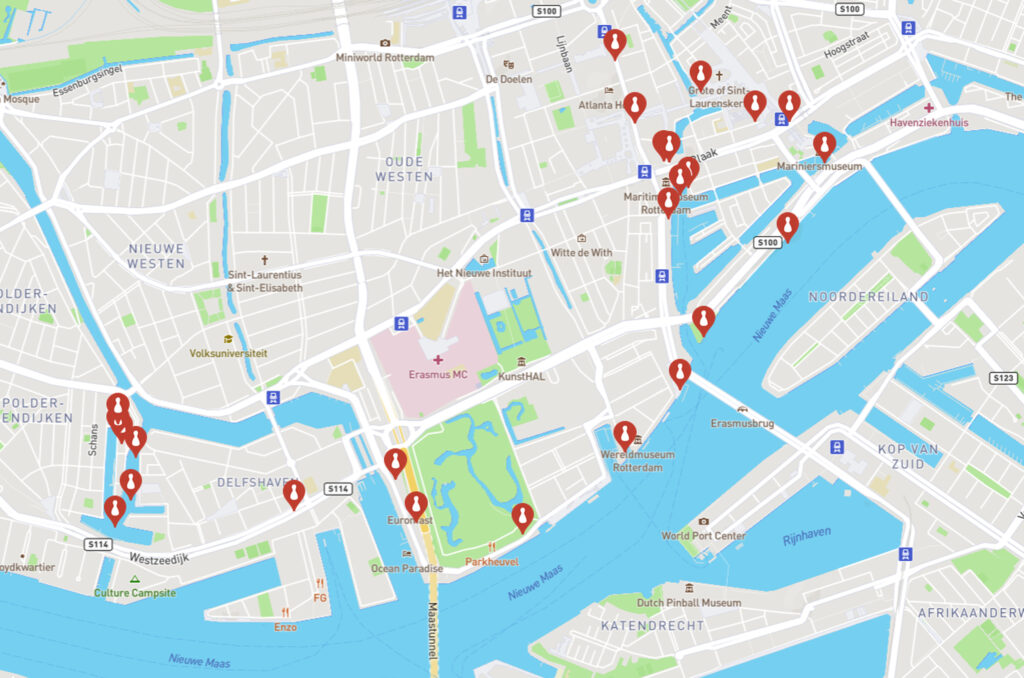 plattegrond Rotterdam